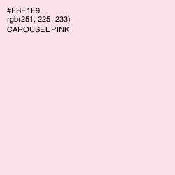 #FBE1E9 - Carousel Pink Color Image